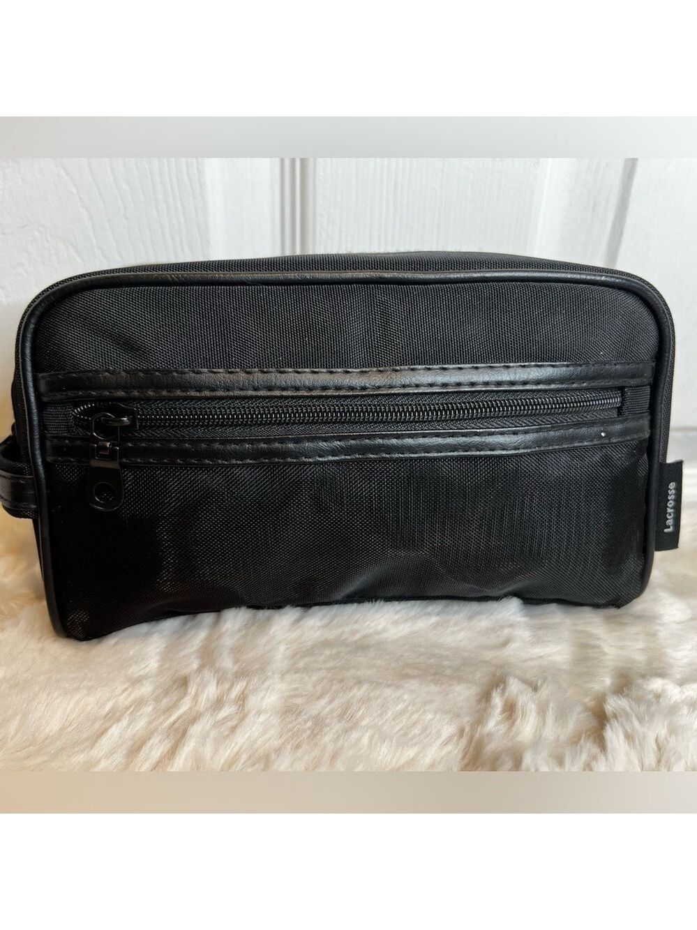 LACROSSE TOILETRY BAG BLACK